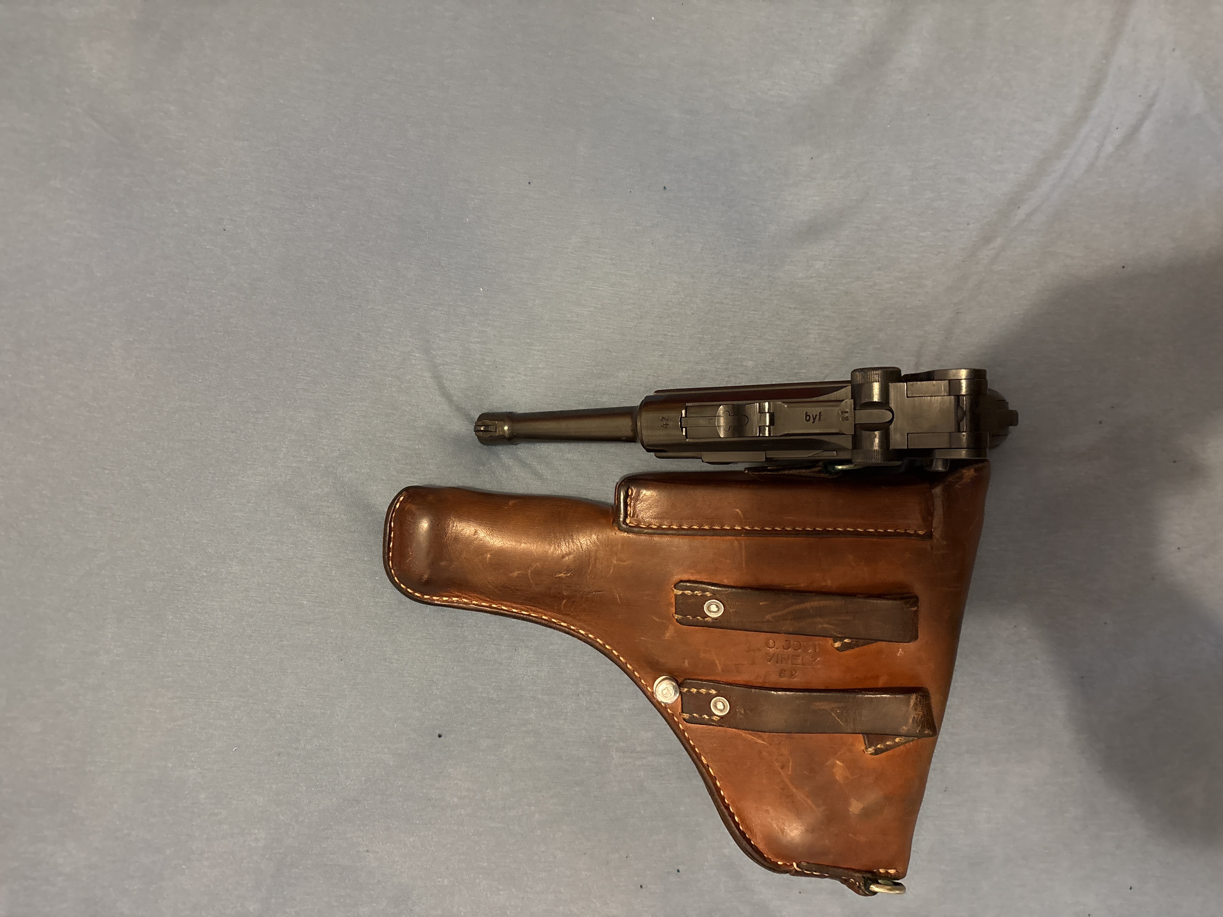 Luger P08 BYF 42 n°9521 - Mauser Oberndorf — Bild 3